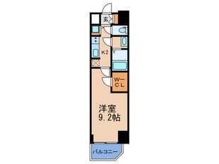 プレサンス江戸堀(208)の物件間取画像